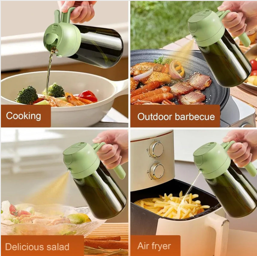 Oil Sprayer for Cooking Dispenser Bottle Spray | Oil Sprayer for Air Fryer, Salad,BBQ,Roastin
