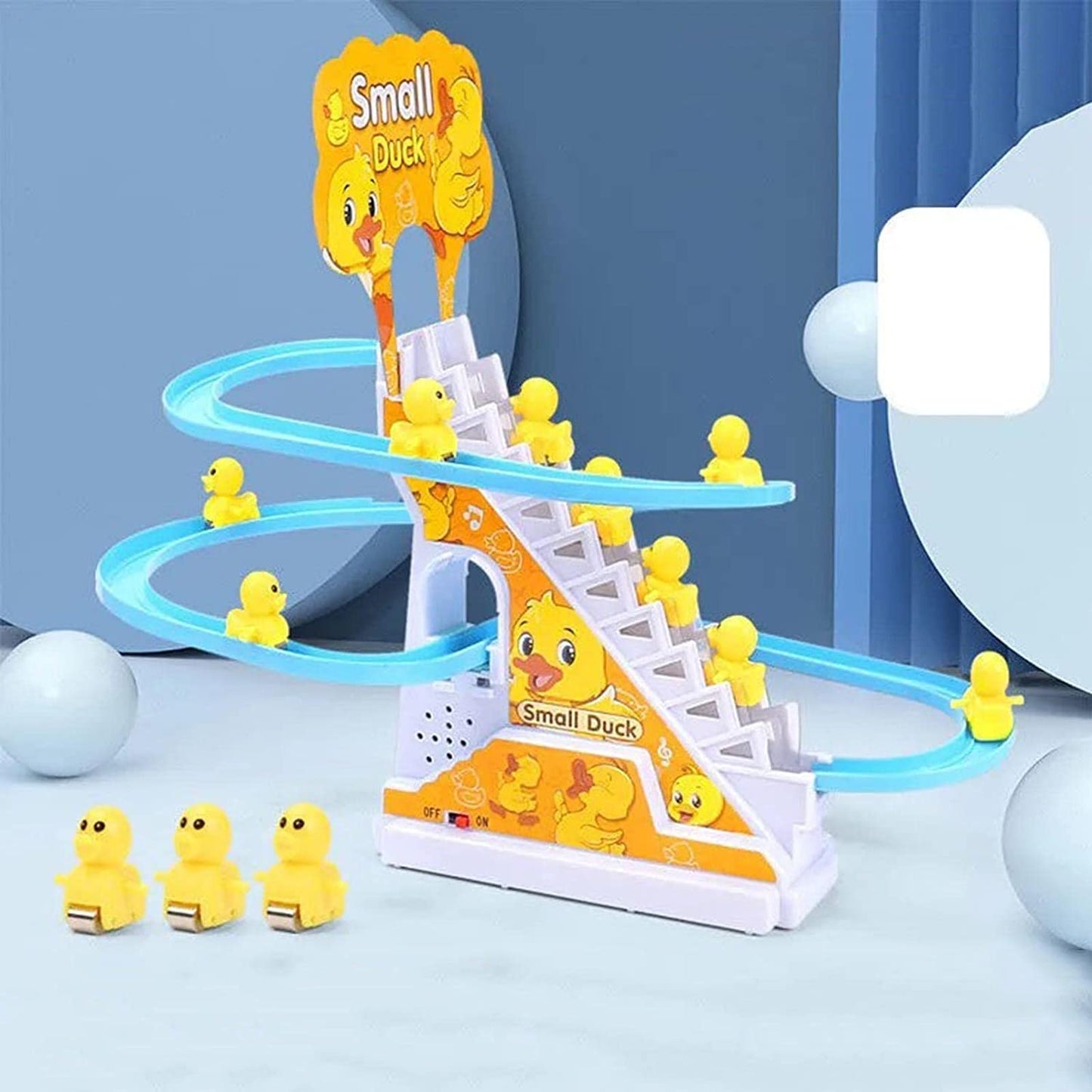 Duck Slide Toy Set, Musical Duck Track set toys