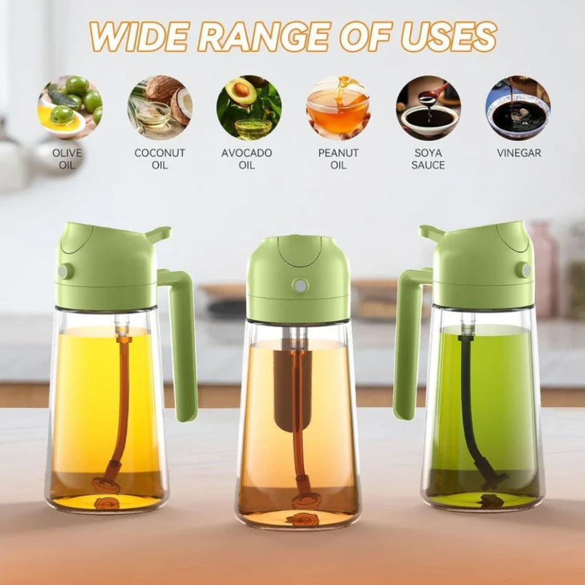 Oil Sprayer for Cooking Dispenser Bottle Spray | Oil Sprayer for Air Fryer, Salad,BBQ,Roastin