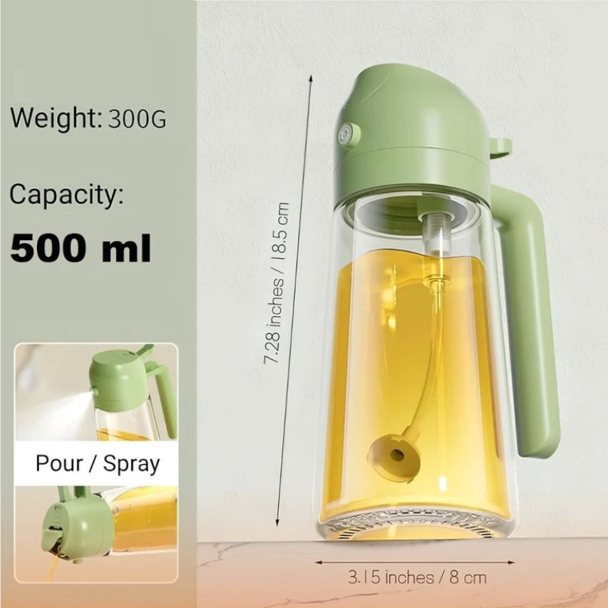 Oil Sprayer for Cooking Dispenser Bottle Spray | Oil Sprayer for Air Fryer, Salad,BBQ,Roastin