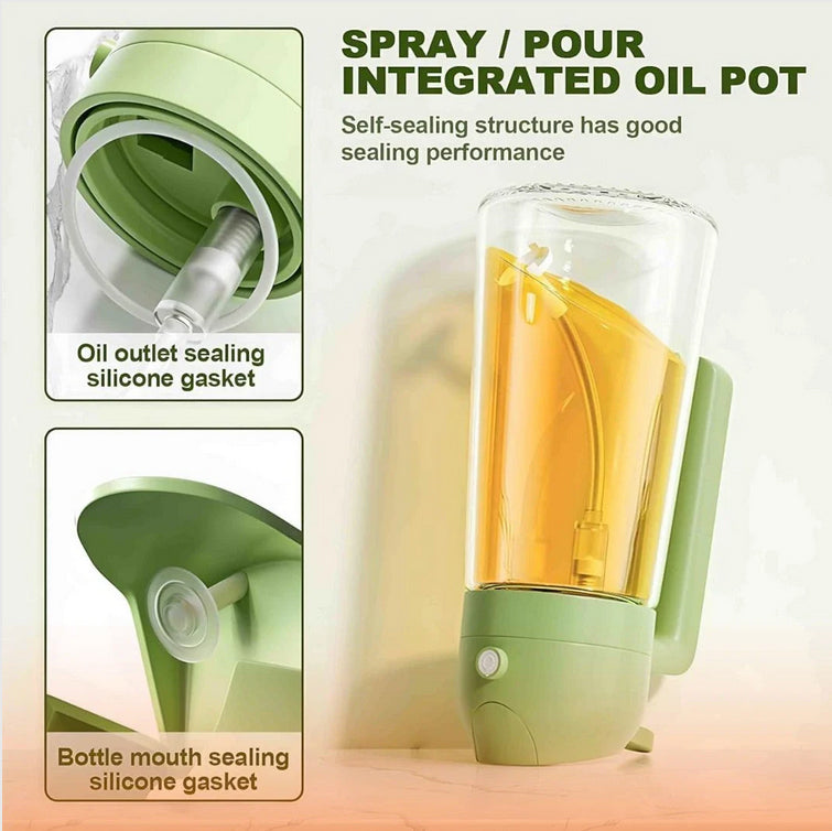 Oil Sprayer for Cooking Dispenser Bottle Spray | Oil Sprayer for Air Fryer, Salad,BBQ,Roastin
